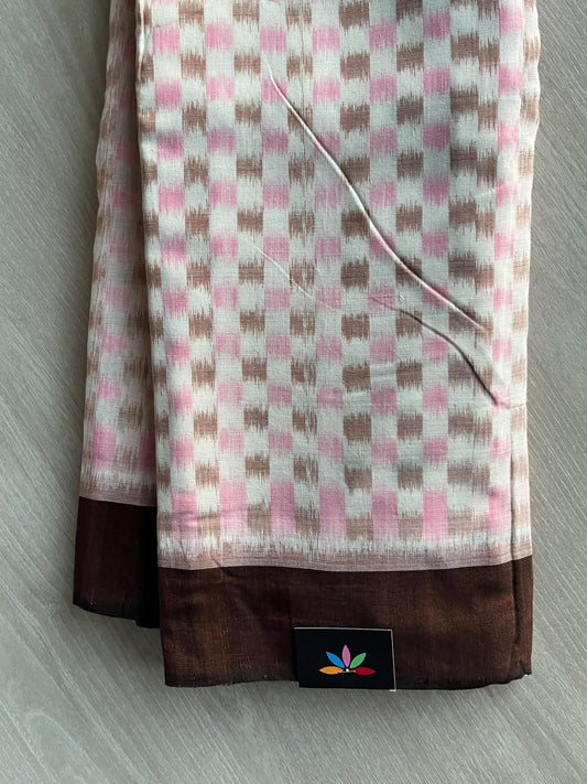 Multi-Color Handloom Orissa Ikkat Cotton Saree - 37156