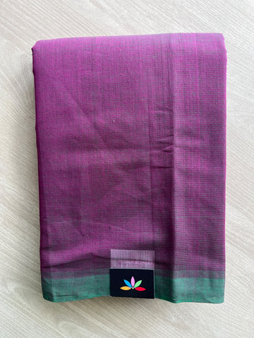Plain Mangalagiri Handloom Cotton Saree - 37173