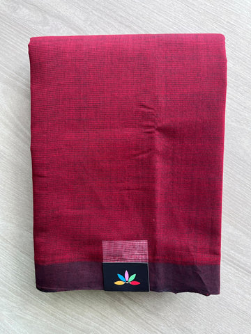 Plain Mangalagiri Handloom Cotton Saree - 37174