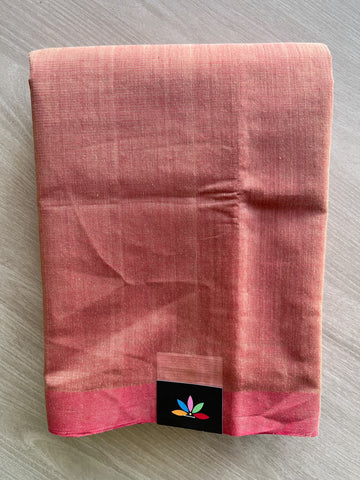 Plain Mangalagiri Handloom Cotton Saree - 37184