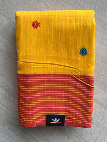 Handloom Bengal Soft Cotton Saree - 37233