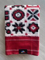 12 Motif Handwoven Telia Rumal Ikkat Cotton Saree - 37240