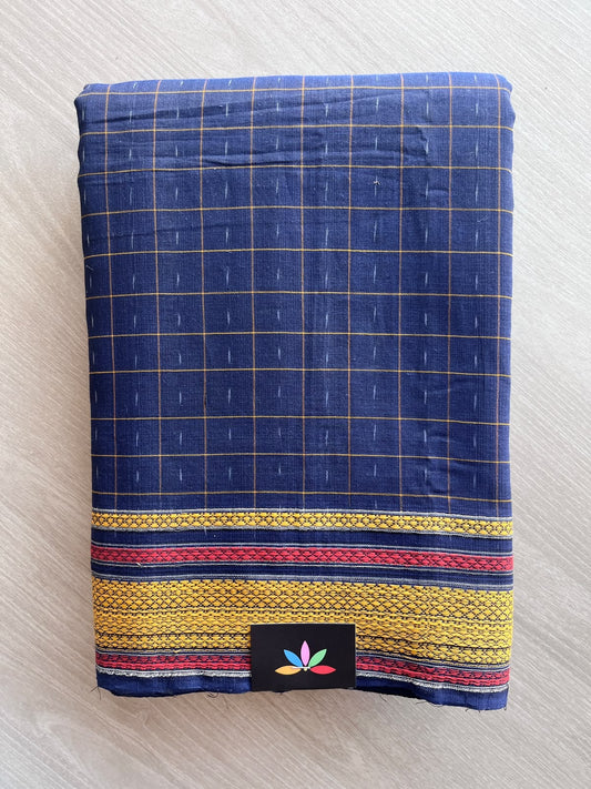 Handwoven Pochampally Ikkat Cotton Saree - 37243