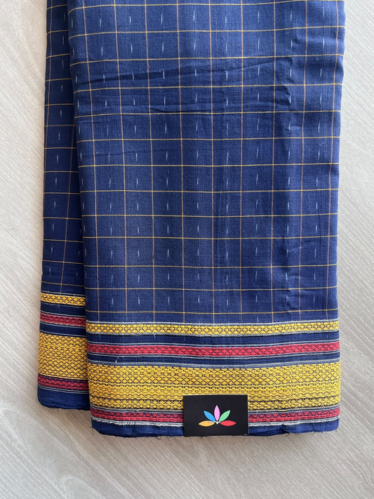 Handwoven Pochampally Ikkat Cotton Saree - 37243