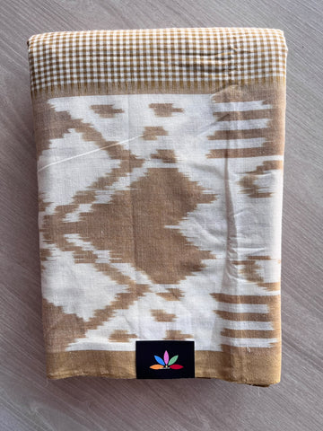 Handwoven Pochampally Ikkat Cotton Saree - 37244