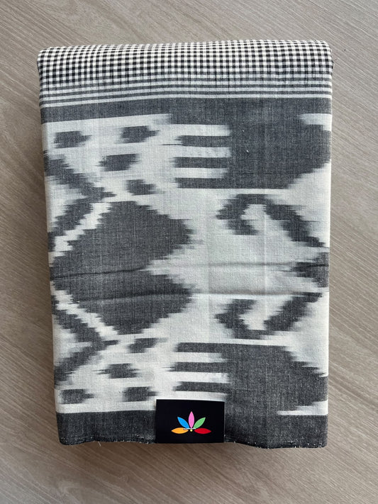 Handwoven Pochampally Ikkat Cotton Saree - 37245