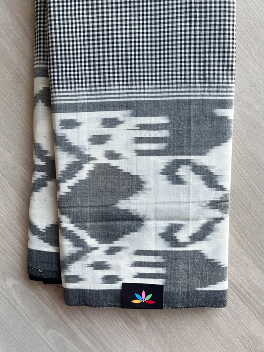 Handwoven Pochampally Ikkat Cotton Saree - 37245