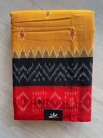 Handwoven Pochampally Ikkat Cotton Saree - 37246