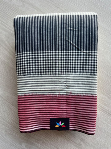 Handwoven Pochampally Ikkat Cotton Saree - 37247