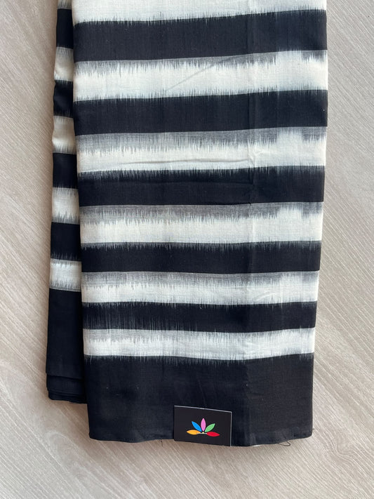 Handwoven Pochampally Ikkat Cotton Saree - 37248