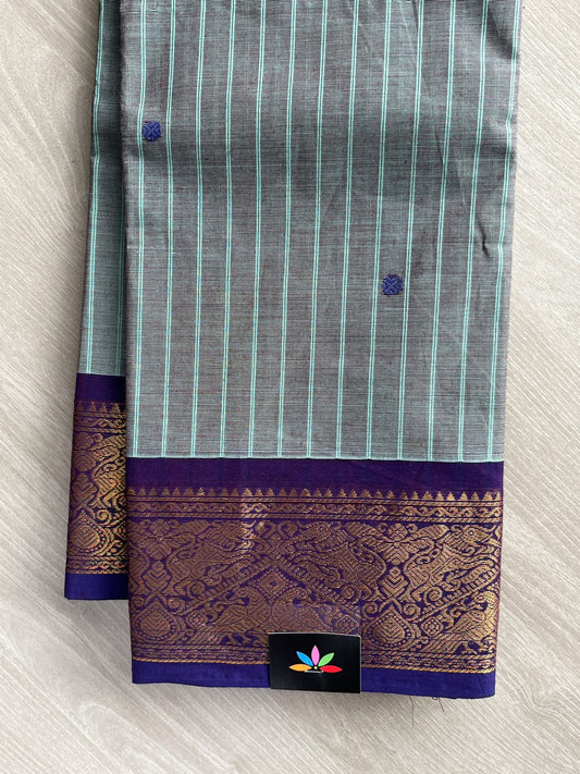 Butta Chettinad Cotton Saree - 37462