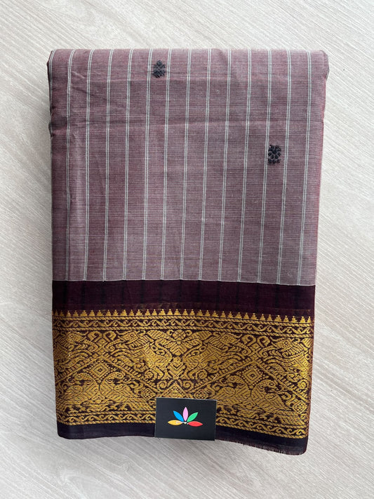 Butta Chettinad Cotton Saree - 37465