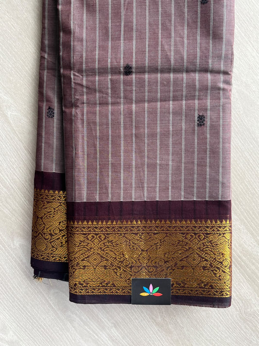 Butta Chettinad Cotton Saree - 37465