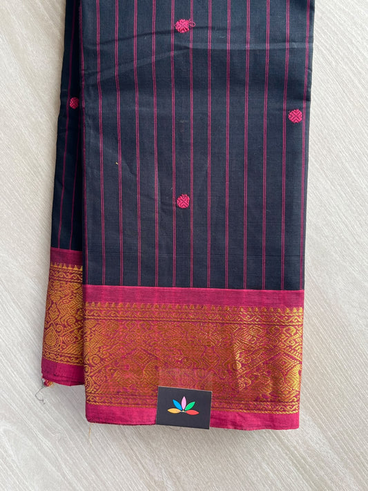 Butta Chettinad Cotton Saree - 37470