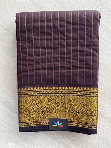 Zari Border Chettinad Cotton Saree - 37483