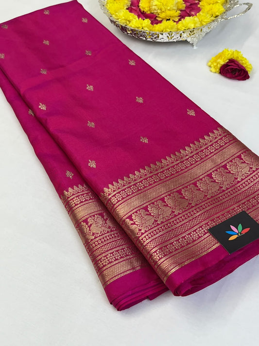 Handloom Venkatagiri Pure Silk Saree - 37530