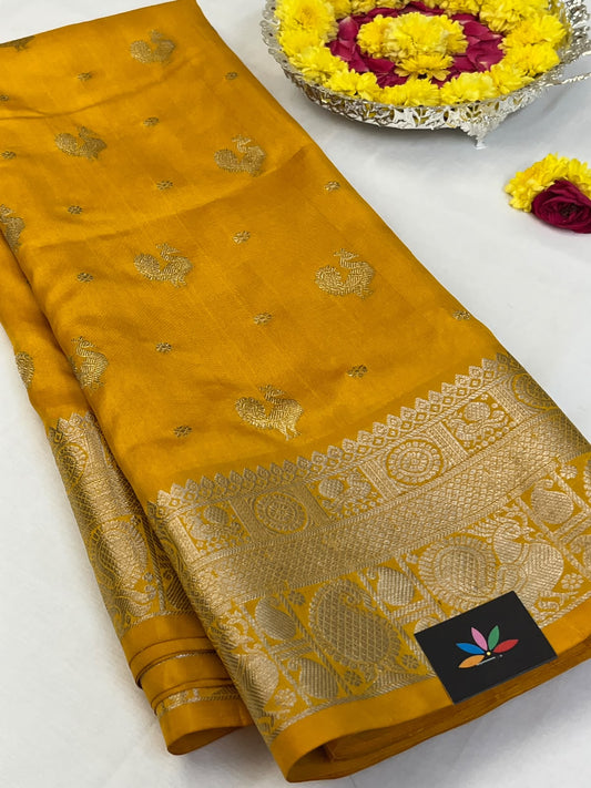 Handloom Venkatagiri Pure Silk Saree - 37531