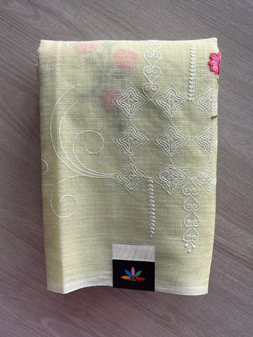 Embroidered Kota Saree - 37654