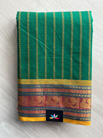 Striped Chettinad Cotton Saree - 37800