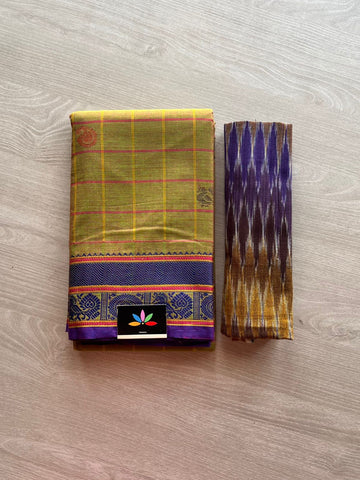 Chettinad Kattam Cotton Saree -401