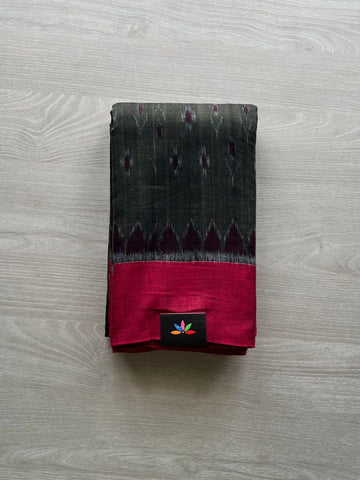 Handwoven Orissa Ikkat Cotton Saree-6796