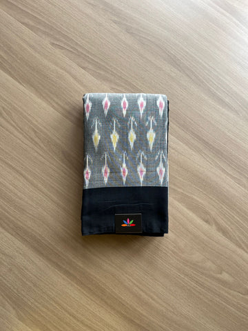 Handwoven Pochampally Ikkat Cotton Saree -7209