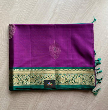 Exclusive Zari Woven Butta Handloom Pure Soft Silk Saree-7757