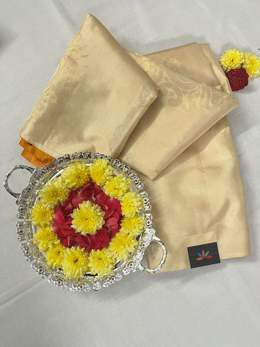 Exclusive Zari Woven Butta Handloom Pure Soft Silk Saree-7761