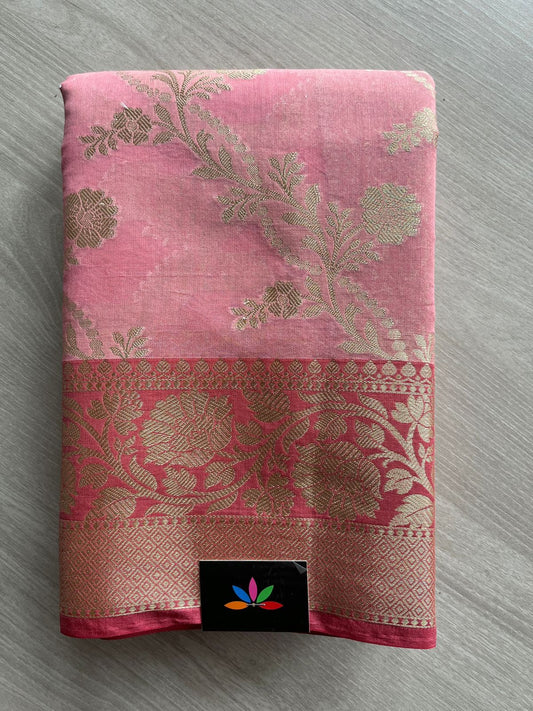 Banarasi Weave Cotton Silk Saree -8466