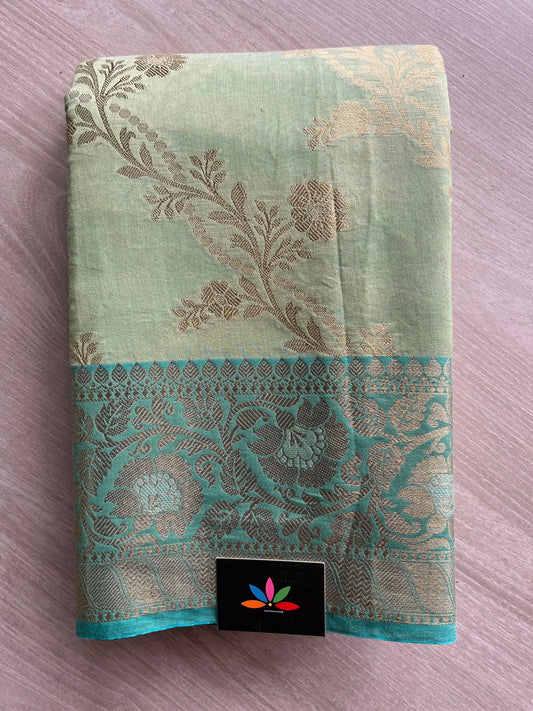 Banarasi Weave Cotton Silk Saree -8473