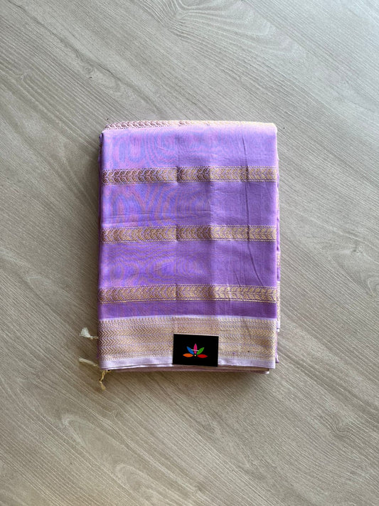 Handloom Maheshwari Silk Cotton Saree -8667