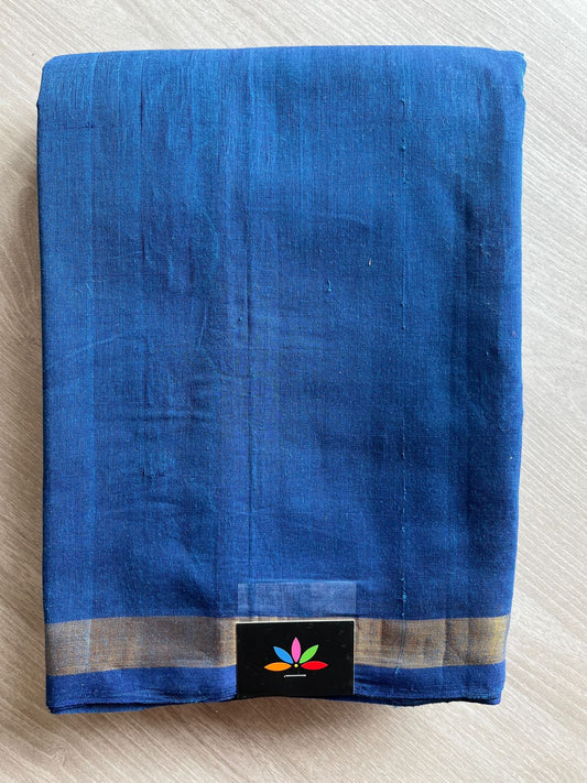 Leaf Weave Jamdami Handloom Cotton Saree-9486