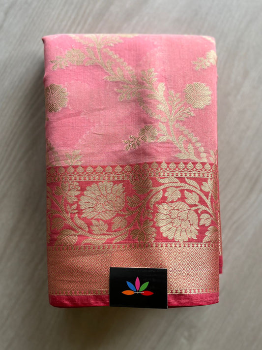 Banarasi Weave Cotton Silk Saree -8466