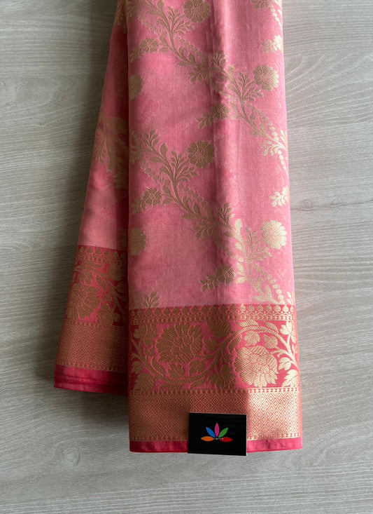 Banarasi Weave Cotton Silk Saree -8466