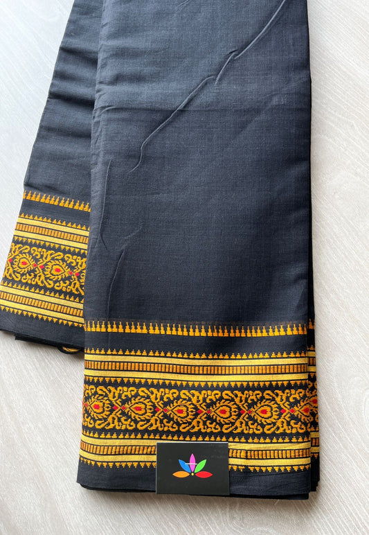 Handwoven Cotton Saree -5442 -5445