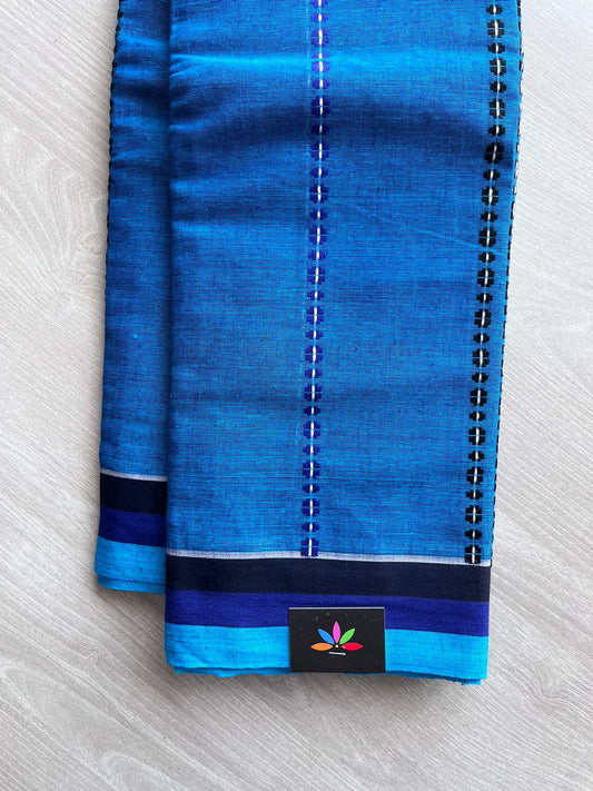 Simple Begampuri Handloom soft Cotton Saree -10564-10565