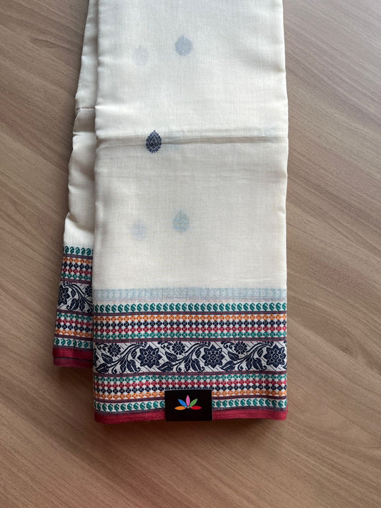 Handloom Bengal Soft Cotton Saree -14350