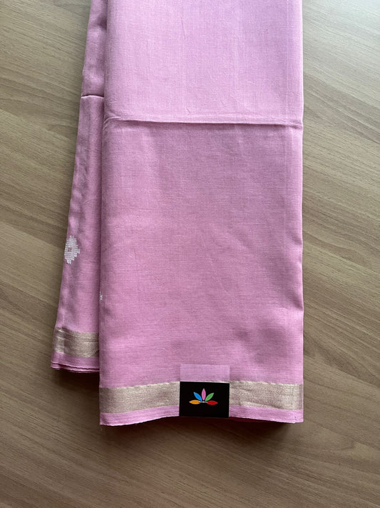 Handloom Cotton Jamdani Saree -14358