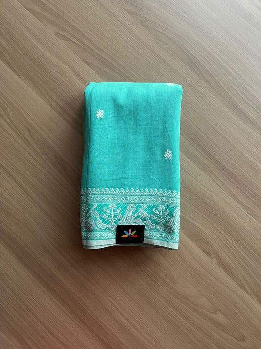 Handloom Cotton Baluchari Saree -14359