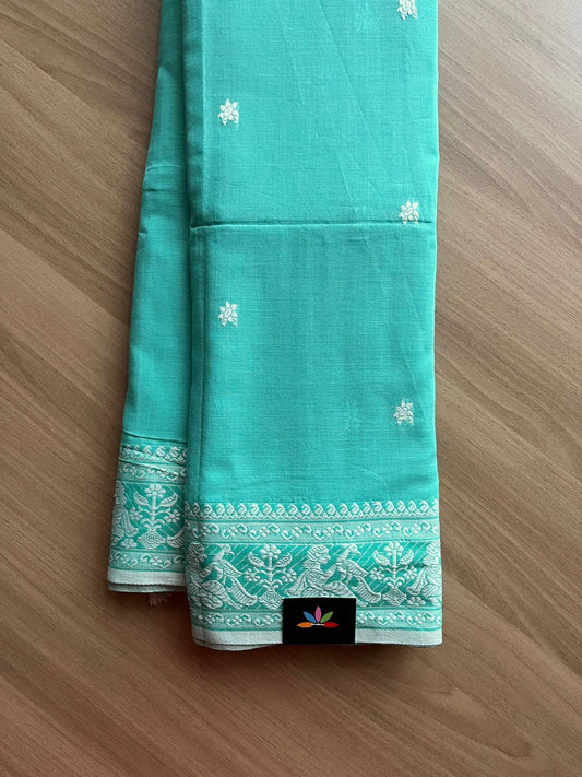 Handloom Cotton Baluchari Saree -14359