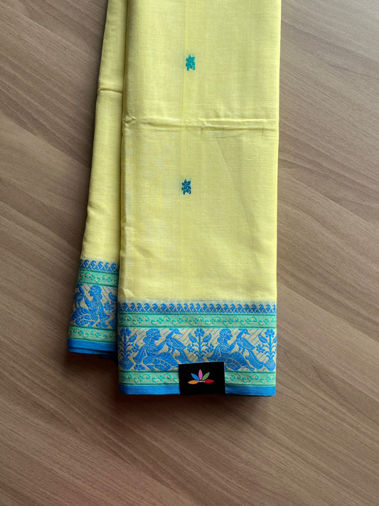 Handloom Cotton Baluchari Saree -14552