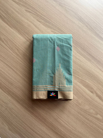 Handwoven Bengal Cotton Jamdani Saree-13763