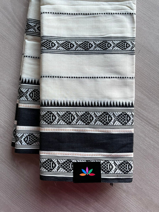 Handloom Bengal Cotton Saree -11317-11318