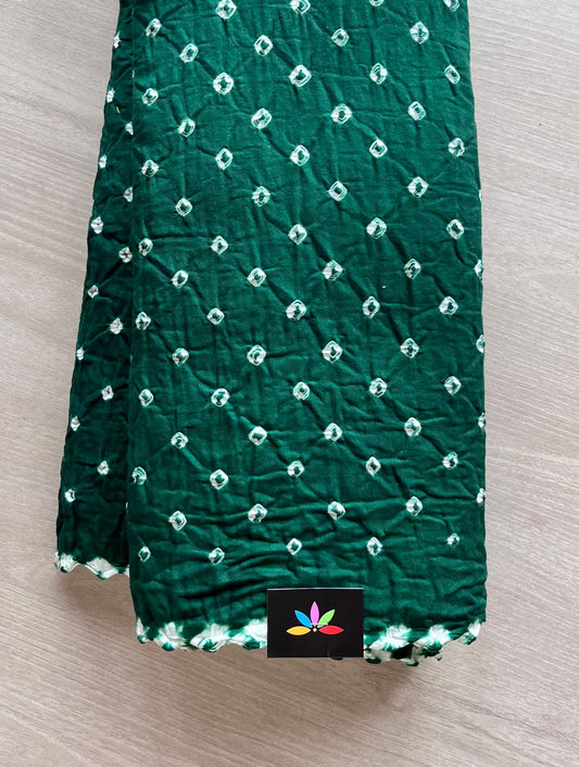 Simple Bandhani Cotton Saree-12914-12916