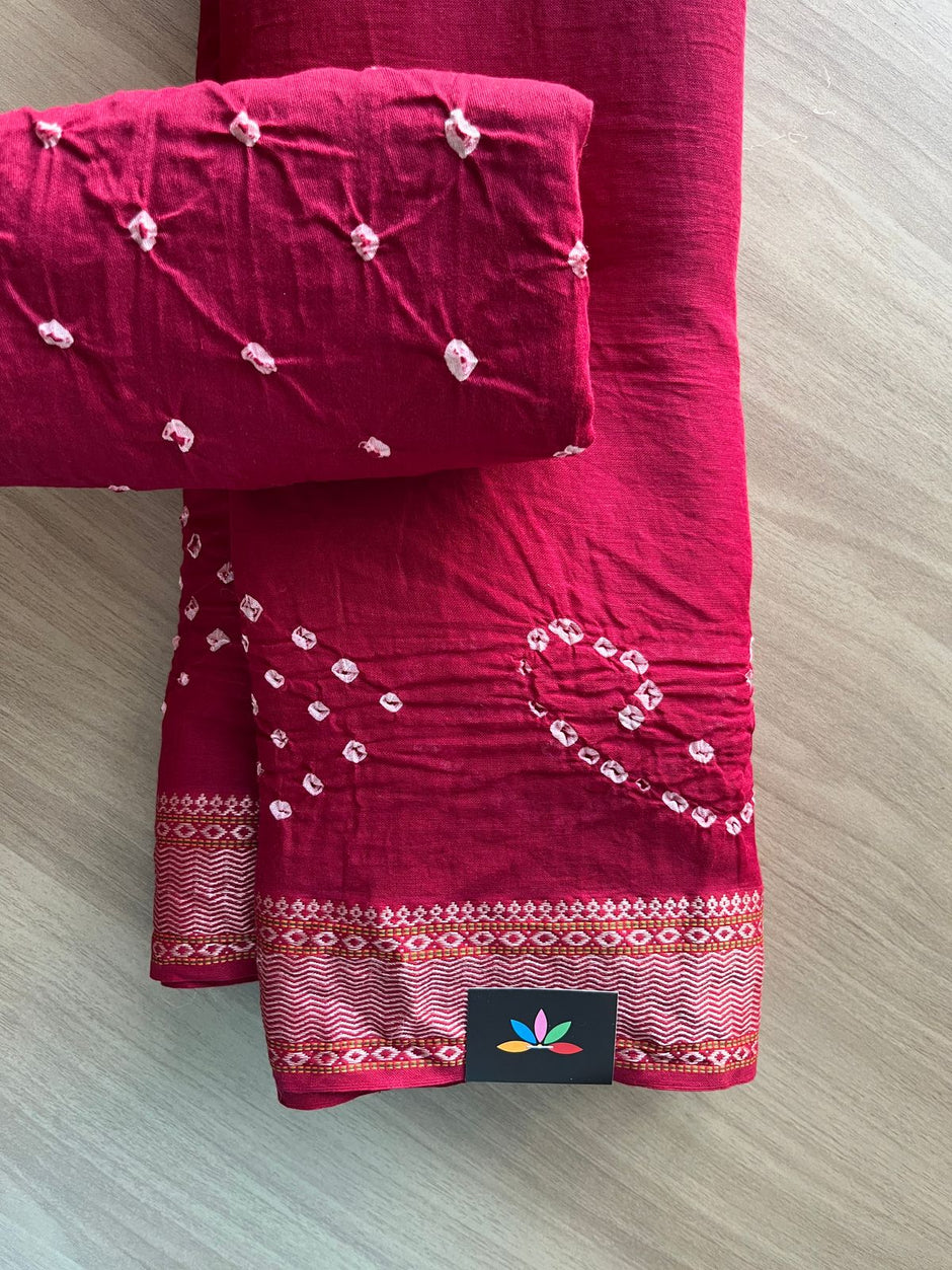 Bandhani Thread Bandhani Sarees – Fabk-in