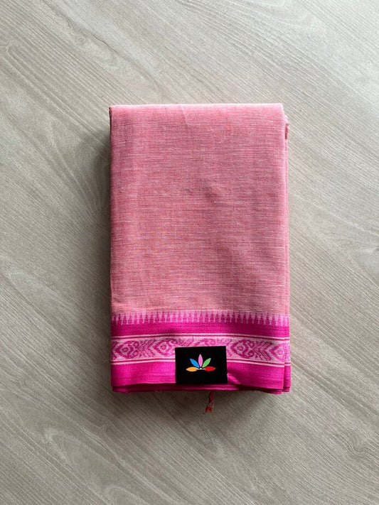 Pink Bengal Soft Cotton Saree -11669