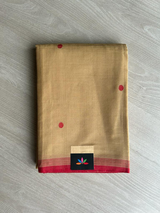 Handwoven Bengal Soft Cotton Jamdani Saree -8944