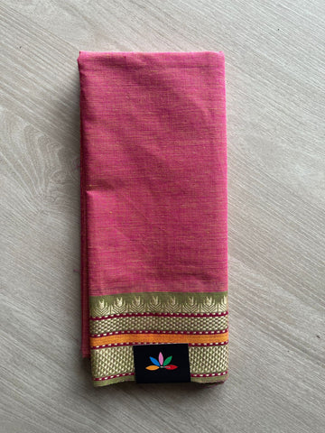 Contrast Border Cotton Blouse Fabric(95cm)-26495-26496