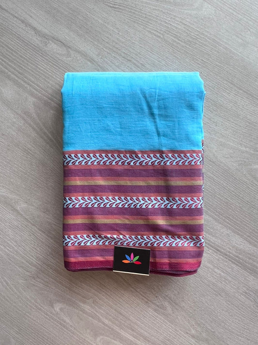 Handloom Bengal Soft Cotton Saree-10875