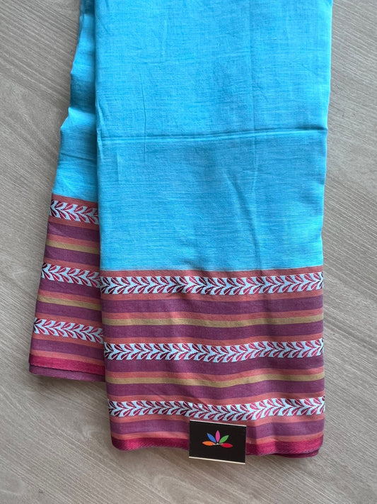 Handloom Bengal Soft Cotton Saree-10875